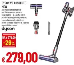 Famila DYSON V8 absolute new aspirapolvere senza filo offerta