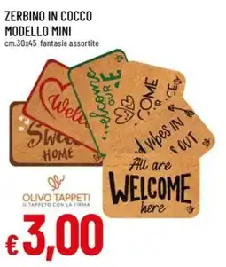 Famila Zerbino in cocco modello mini offerta