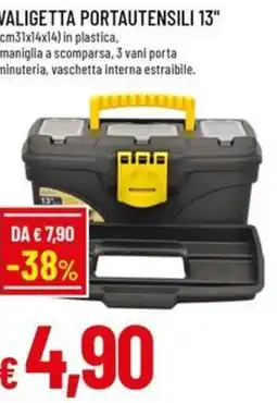 Famila Valigetta portautensili 13″ offerta