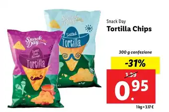 Lidl Snack Day Tortilla Chips offerta