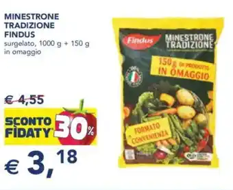 Esselunga Minestrone tradizione FINDUS offerta