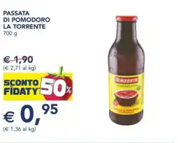 Esselunga Passata di pomodoro LA TORRENTE offerta