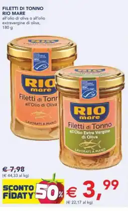 Esselunga Filetti di tonno RIO MARE offerta