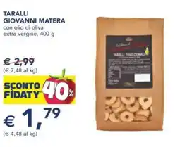 Esselunga Taralli giovanni matera offerta