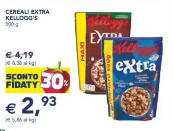 Esselunga Cereali extra KELLOGG'S offerta