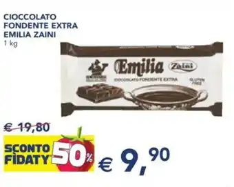 Esselunga Cioccolato fondente extra emilia ZAINI offerta