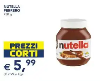 Esselunga Nutella FERRERO offerta