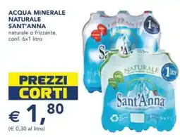 Esselunga Acqua minerale naturale SANT'ANNA offerta