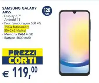 Esselunga SAMSUNG GALAXY A05S offerta