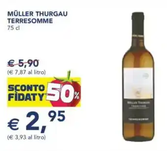 Esselunga Müller thurgau TERRESOMME offerta