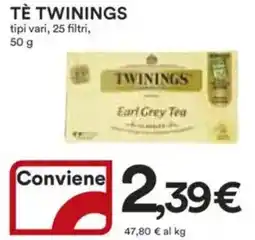 Ipercoop Tè TWININGS offerta