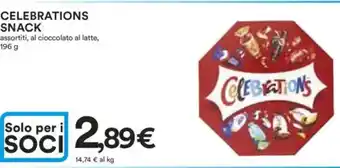 Ipercoop Celebrations snack offerta