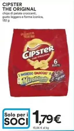 Ipercoop Cipster the original offerta