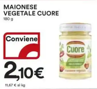 Ipercoop Maionese vegetale CUORE offerta