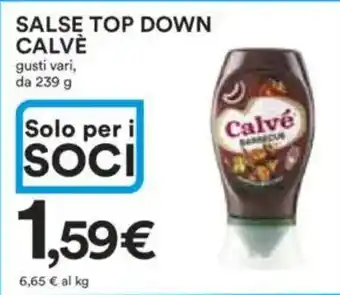 Ipercoop Salse top down CALVÈ offerta