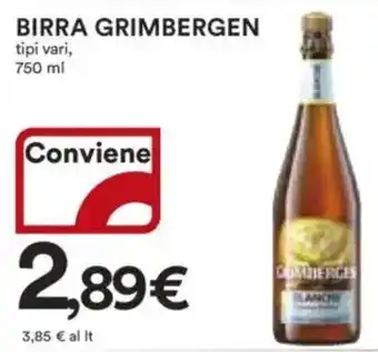 Ipercoop Birra GRIMBERGEN offerta