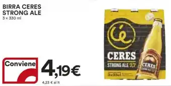 Ipercoop Birra CERES STRONG ALE offerta