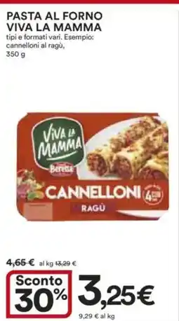 Ipercoop Pasta al forno VIVA LA MAMMA offerta