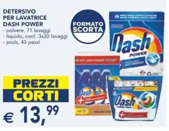 Esselunga Detersivo per lavatrice DASH POWER offerta