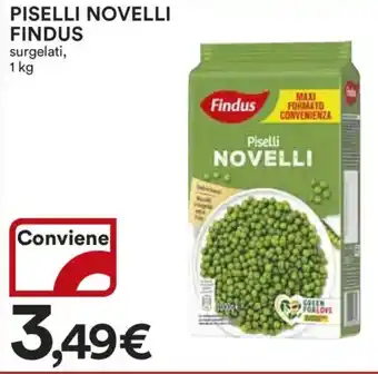 Ipercoop Piselli novelli FINDUS offerta