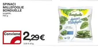 Ipercoop Spinaci millefoglie BONDUELLE offerta