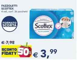 Esselunga Fazzoletti SCOTTEX offerta