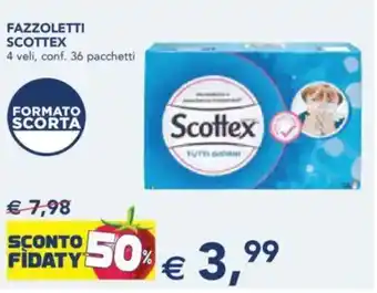 Esselunga Fazzoletti SCOTTEX offerta