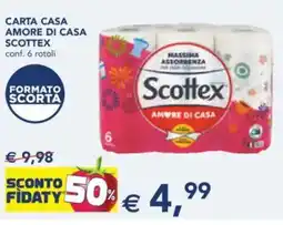 Esselunga Carta casa amore di casa SCOTTEX offerta