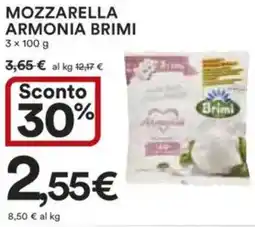 Ipercoop Mozzarella armonia BRIMI offerta