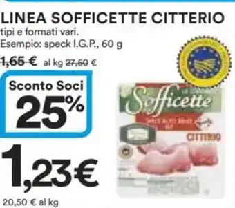 Ipercoop Linea sofficette CITTERIO offerta