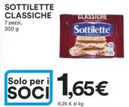 Ipercoop Sottilette CLASSICHE offerta