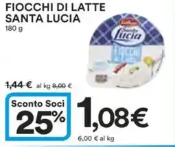 Ipercoop Fiocchi di latte SANTA LUCIA offerta