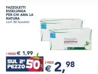 Esselunga Fazzoletti esselunga per chi ama la natura offerta