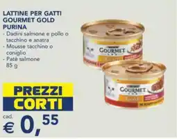 Esselunga Lattine per gatti gourmet gold PURINA offerta