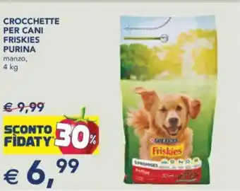 Esselunga Crocchette per cani friskies PURINA offerta