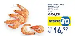 Esselunga Mazzancolle tropicali offerta