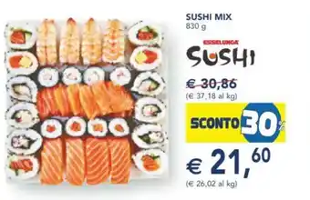 Esselunga Sushi mix offerta