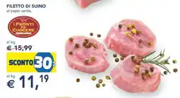 Esselunga Filetto di suino offerta