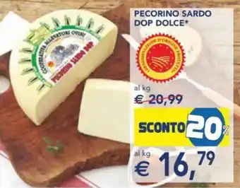 Esselunga Pecorino sardo dop dolce offerta