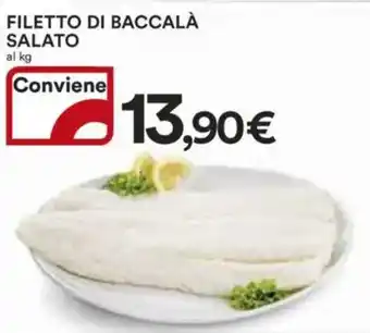 Ipercoop Filetto di baccalà salato offerta