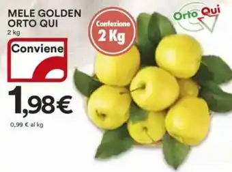 Ipercoop Mele golden ORTO QUI offerta