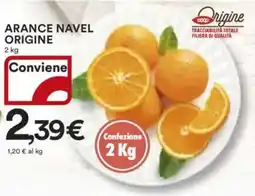 Ipercoop Arance navel origine offerta