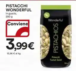 Ipercoop Pistacchi WONDERFUL offerta