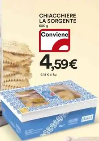 Ipercoop Chiacchiere LA SORGENTE offerta