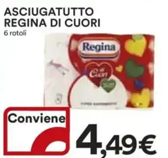 Ipercoop Asciugatutto regina di cuori offerta