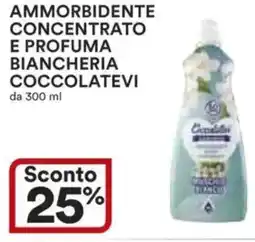 Ipercoop Ammorbidente concentrato e profuma biancheria COCCOLATEVI offerta