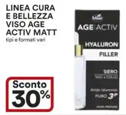 Ipercoop Linea cura e bellezza viso age ACTIV MATT offerta