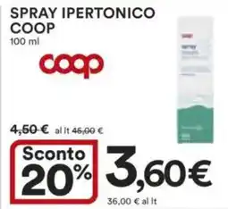 Ipercoop Spray ipertonico COOP offerta