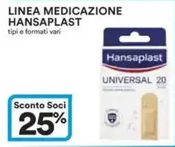 Ipercoop Linea medicazione HANSAPLAST offerta