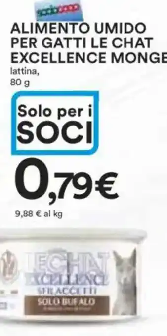 Ipercoop Alimento umido per gatti le chat excellence monge offerta